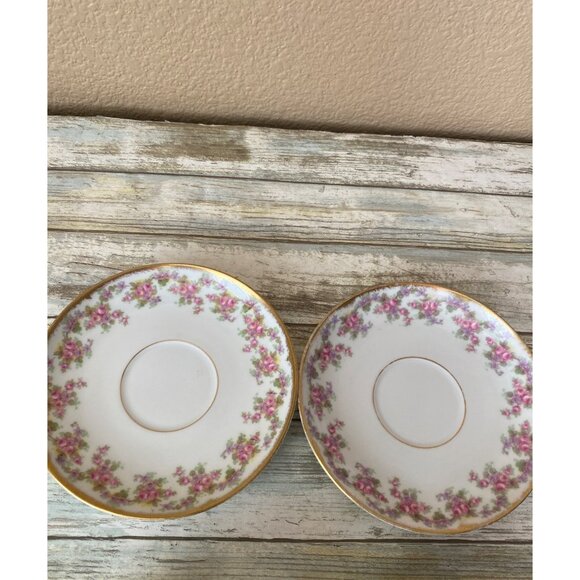 Elite Works Limoges France Bridal Wreath Pink Rose Garland 5-Pc Set REPLACEMENT - Picture 11 of 16